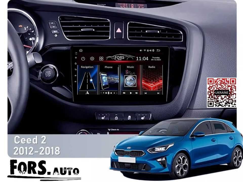 Штатная магнитола FS 1 LITE для Kia Ceed 2 JD (1+32Gb, 9") 2012-2018