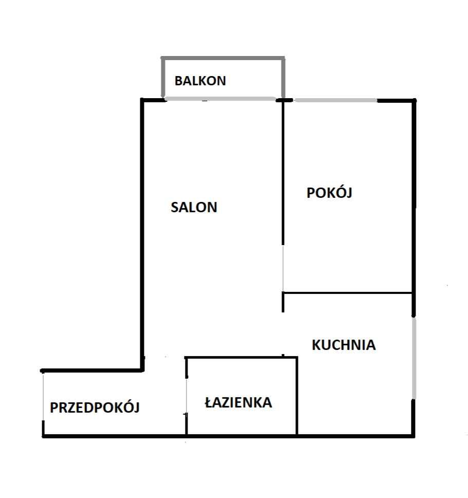 Mieszkanie do wynajecia 37m2 ul.Spółdzielcza  Kwidzyn