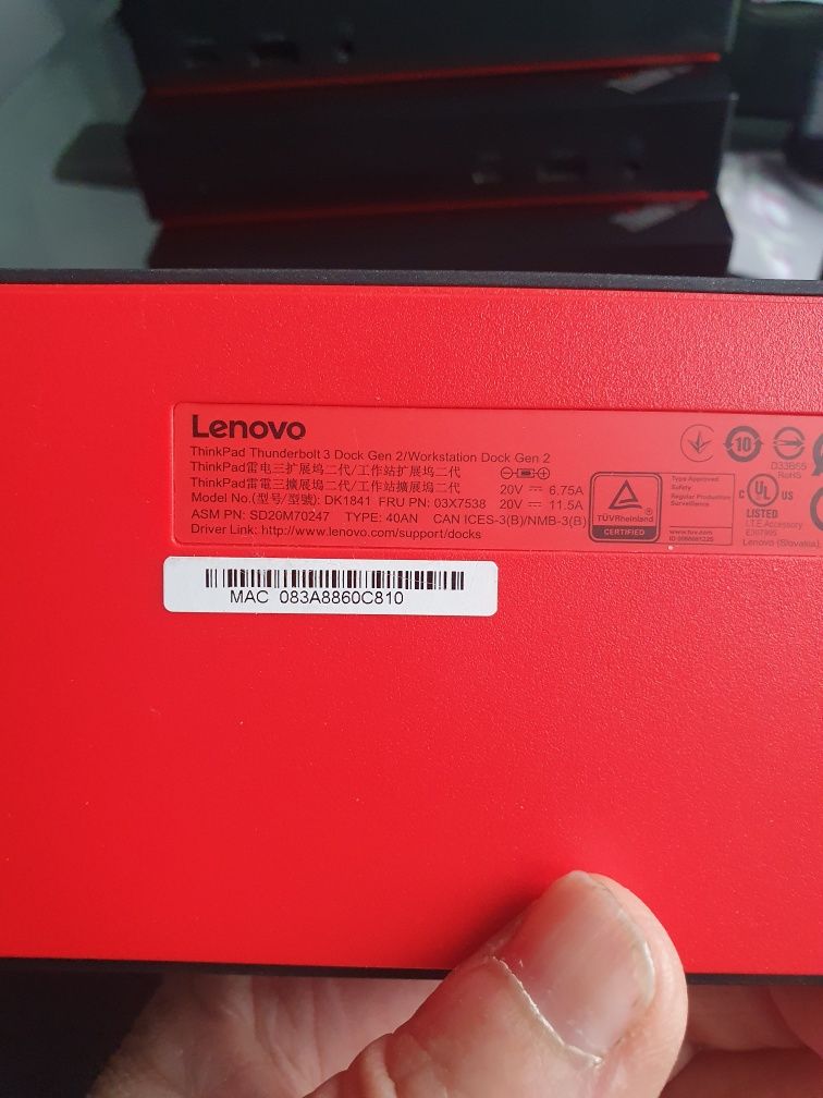 Mam do sprzedania 7 szt stacji dokujących Lenowo ThinkPad
