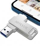 MUXXUE Wygodny Klucz Pendrive USB 3 w 1 do iPhone Android PC 128GB