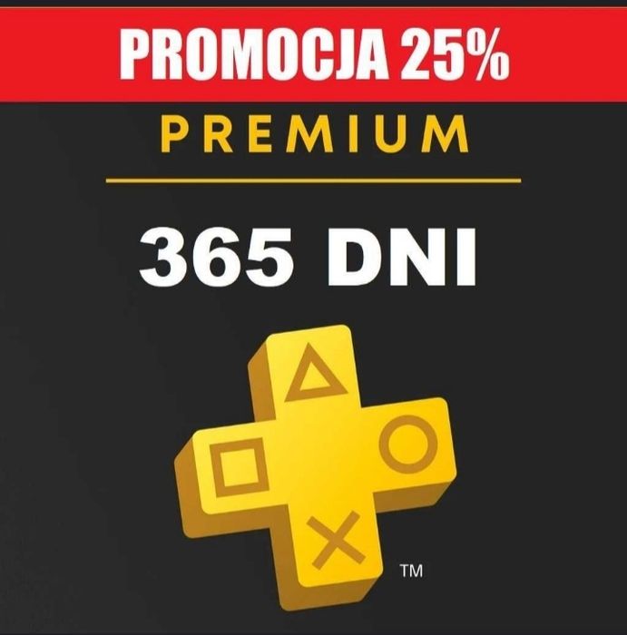 Sony PlayStation plus premium 365 DNI 12 MIESIĘCY