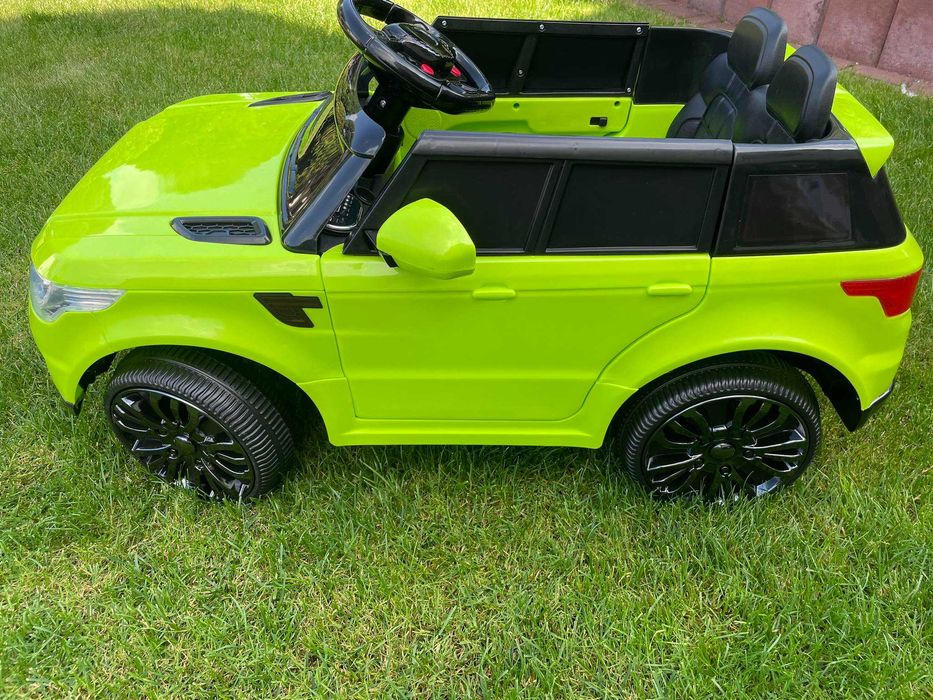 Samochód na akumulator RAPID + PILOT + LED + MP3 auto dla dzieci