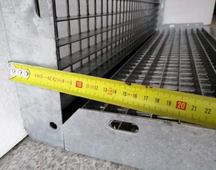 stopień schodowy WEMA 120cm masywne schody industrialne ocynk ogniowy