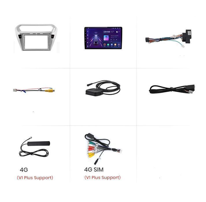 Radio Android 2DIN do Peugeot 301 i Citroën Elysee Ram 2GB Rom 32GB