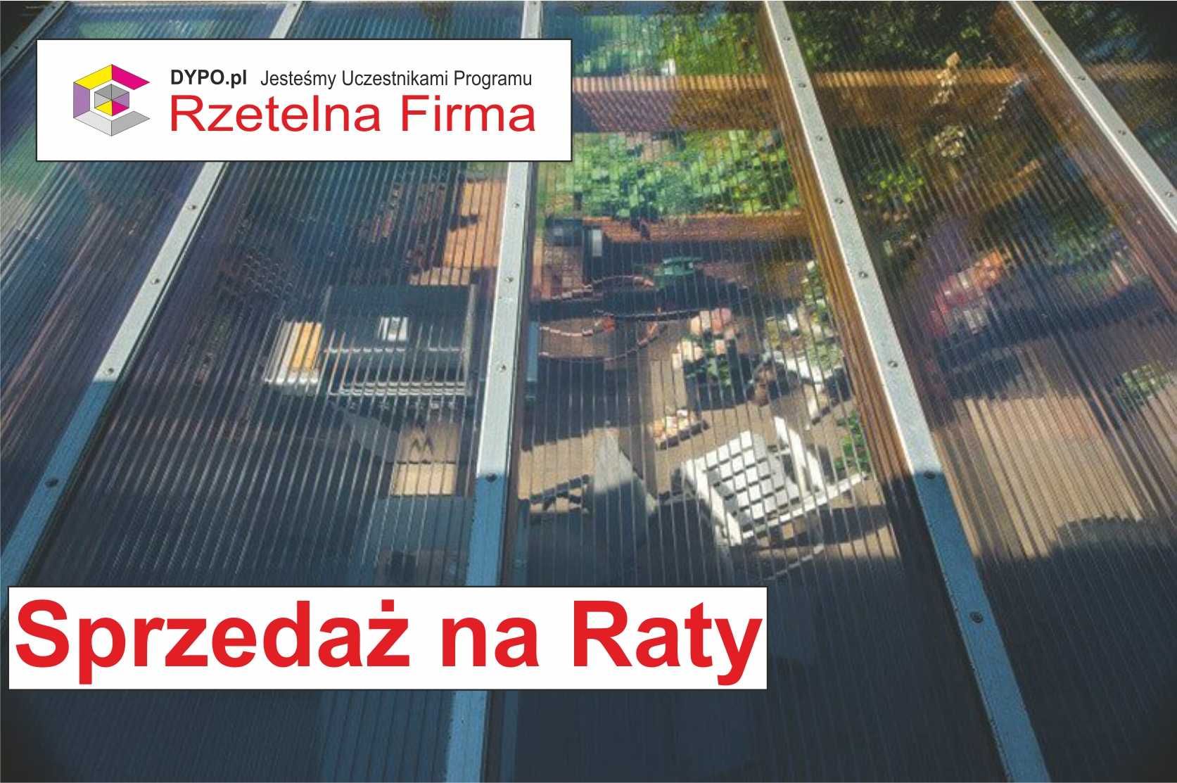Poliwęglan kanalikowy płyty dach taras pergola szary biały brąz bezbar