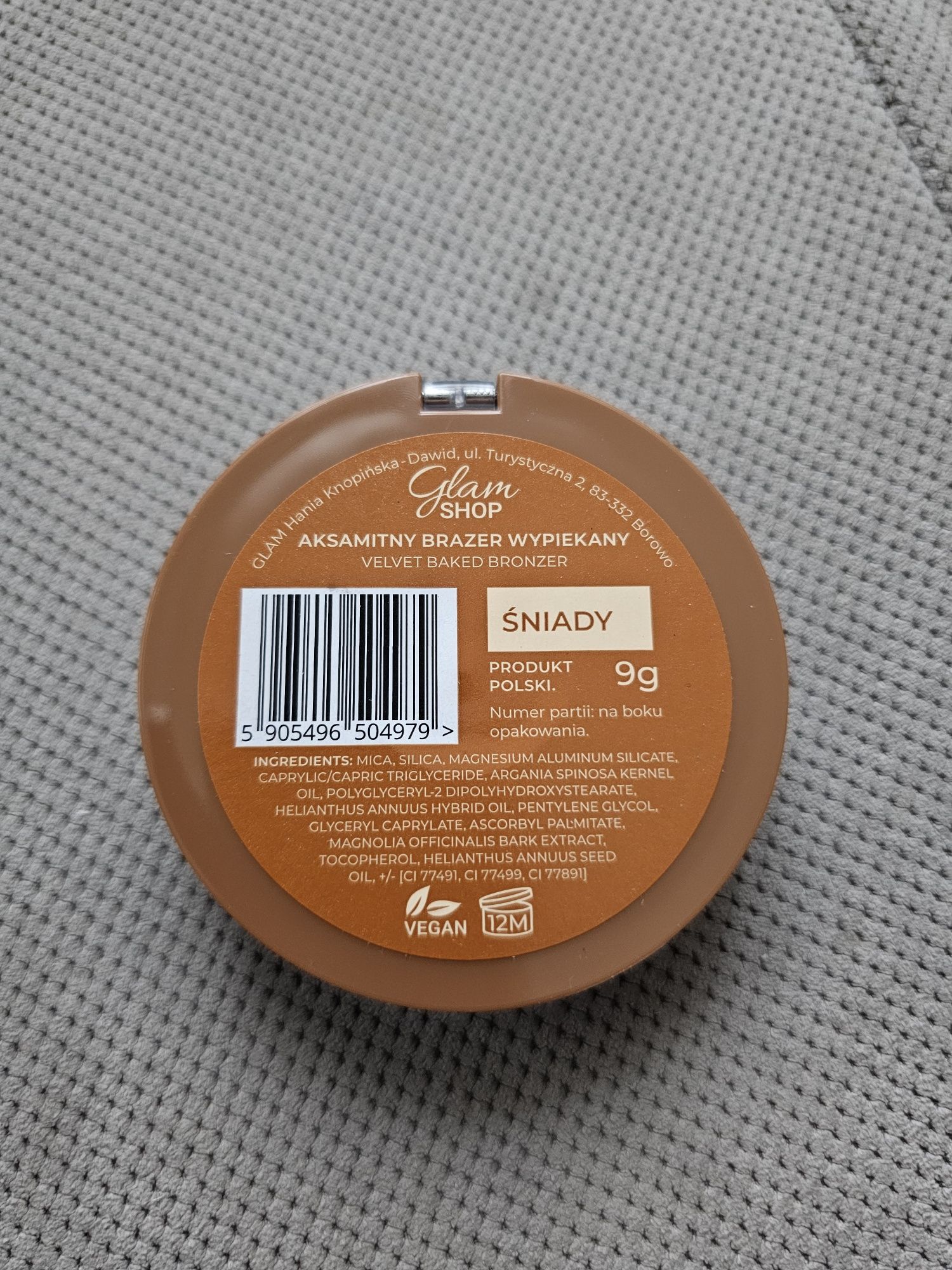 Glam Shop puder brązująco rozświetlający / bronzer / śniady 9g