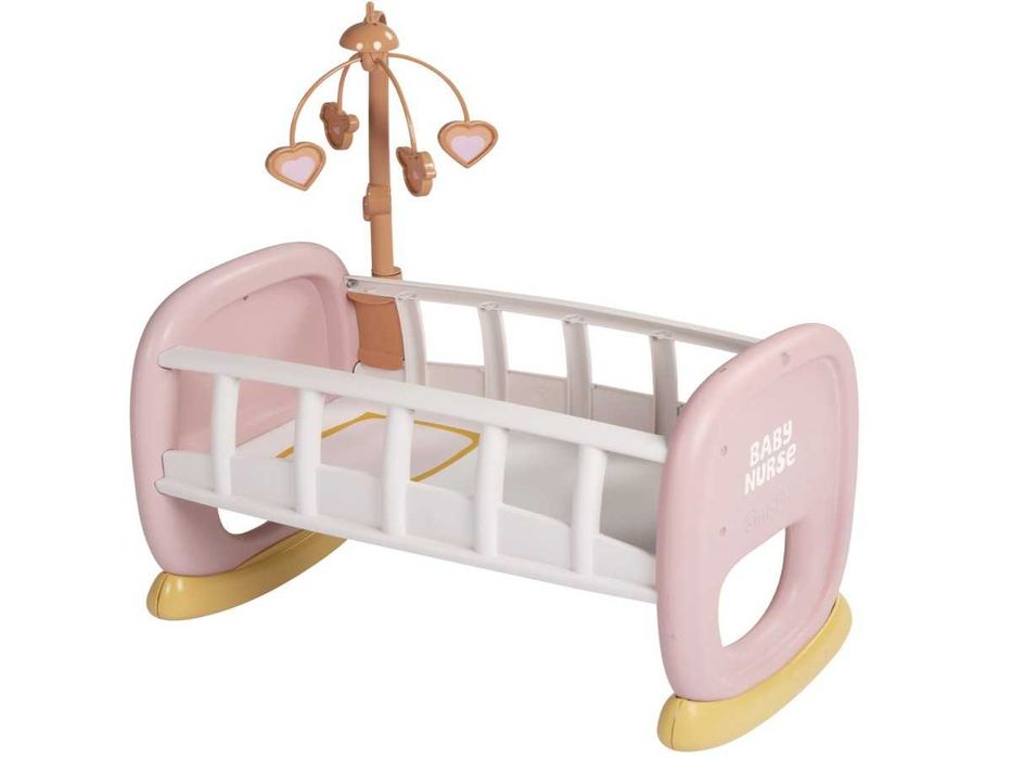 Колиска "Бебi Ньорс. Терракотова пудра" з мобілем (7600220390)