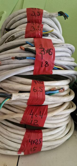 Кабель, розетки, автоматичні вимикачі