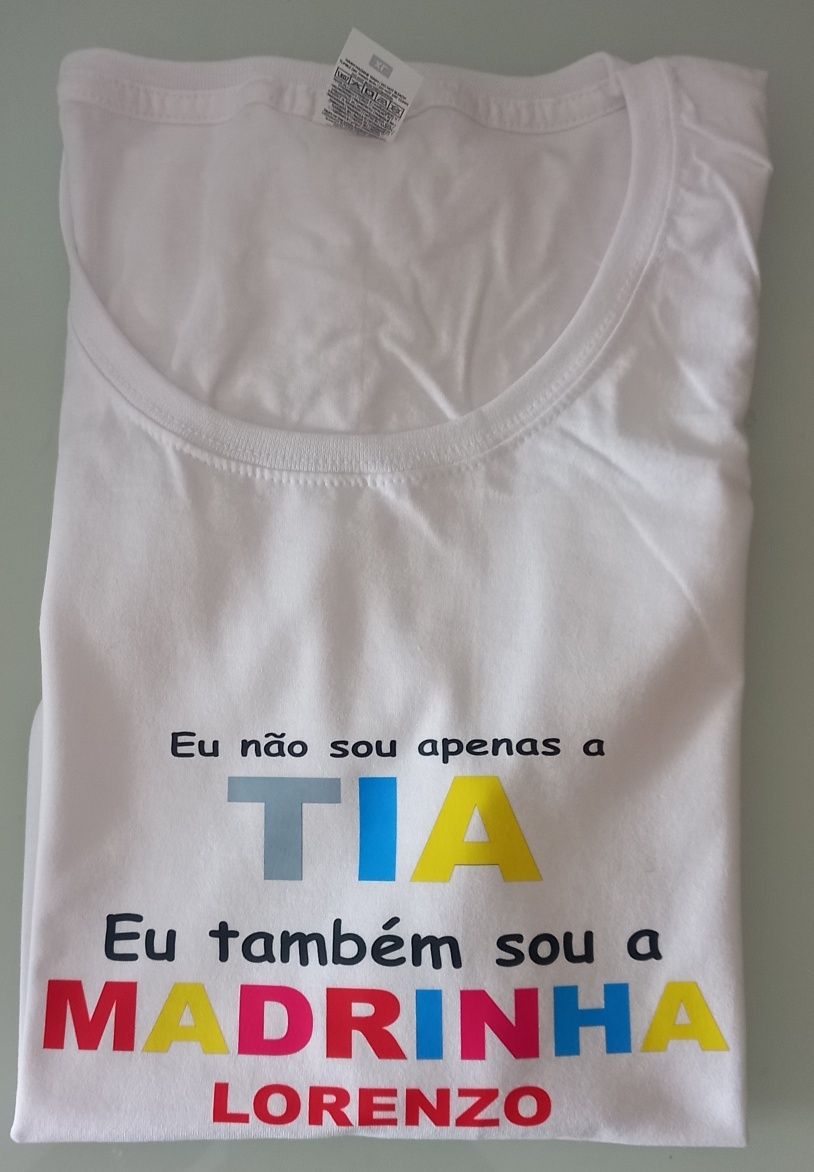 T-shirts para festas e eventos