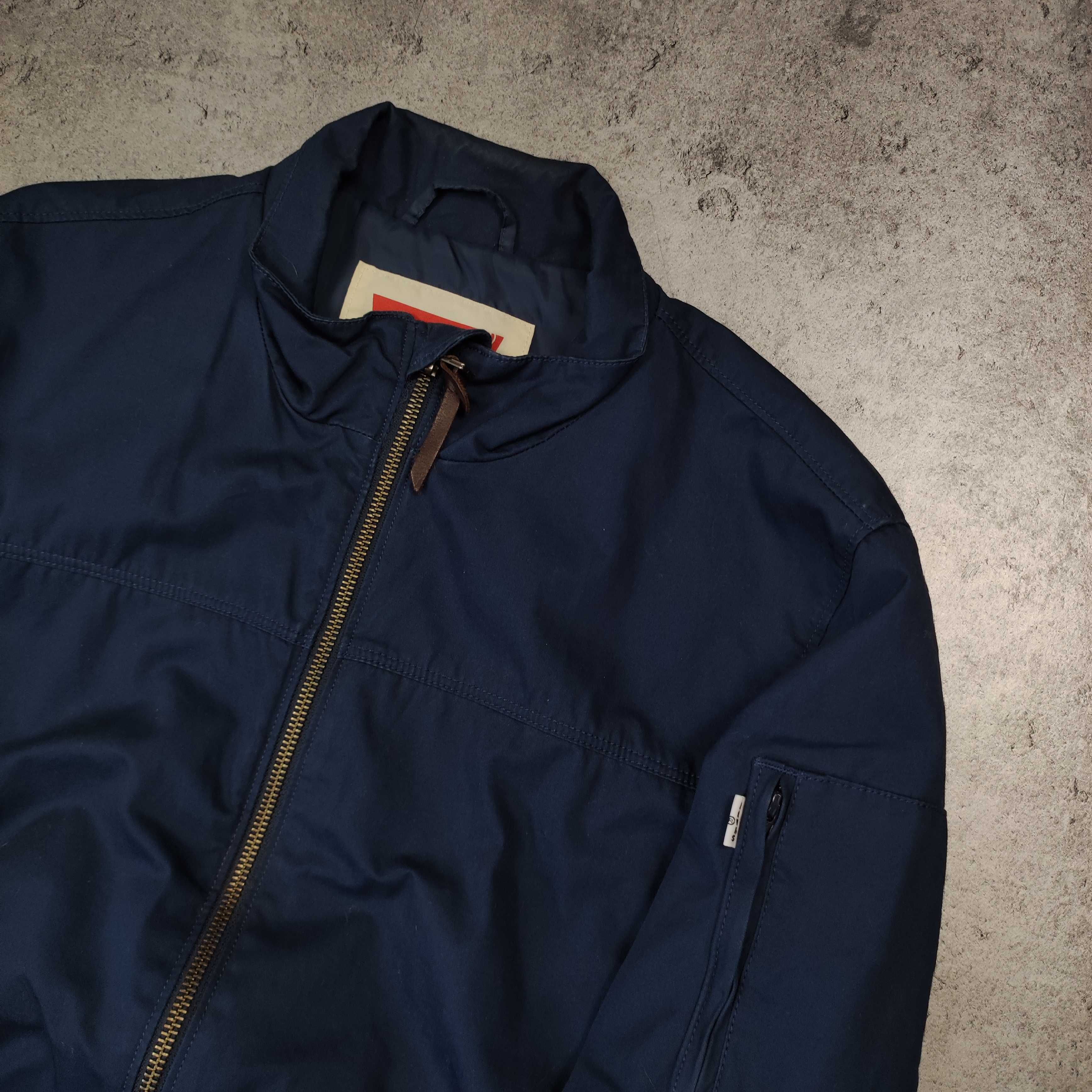 MĘSKA Kurtka Lekka Bomberka Bomber Elegancka Rozpinana Levis Granatowa