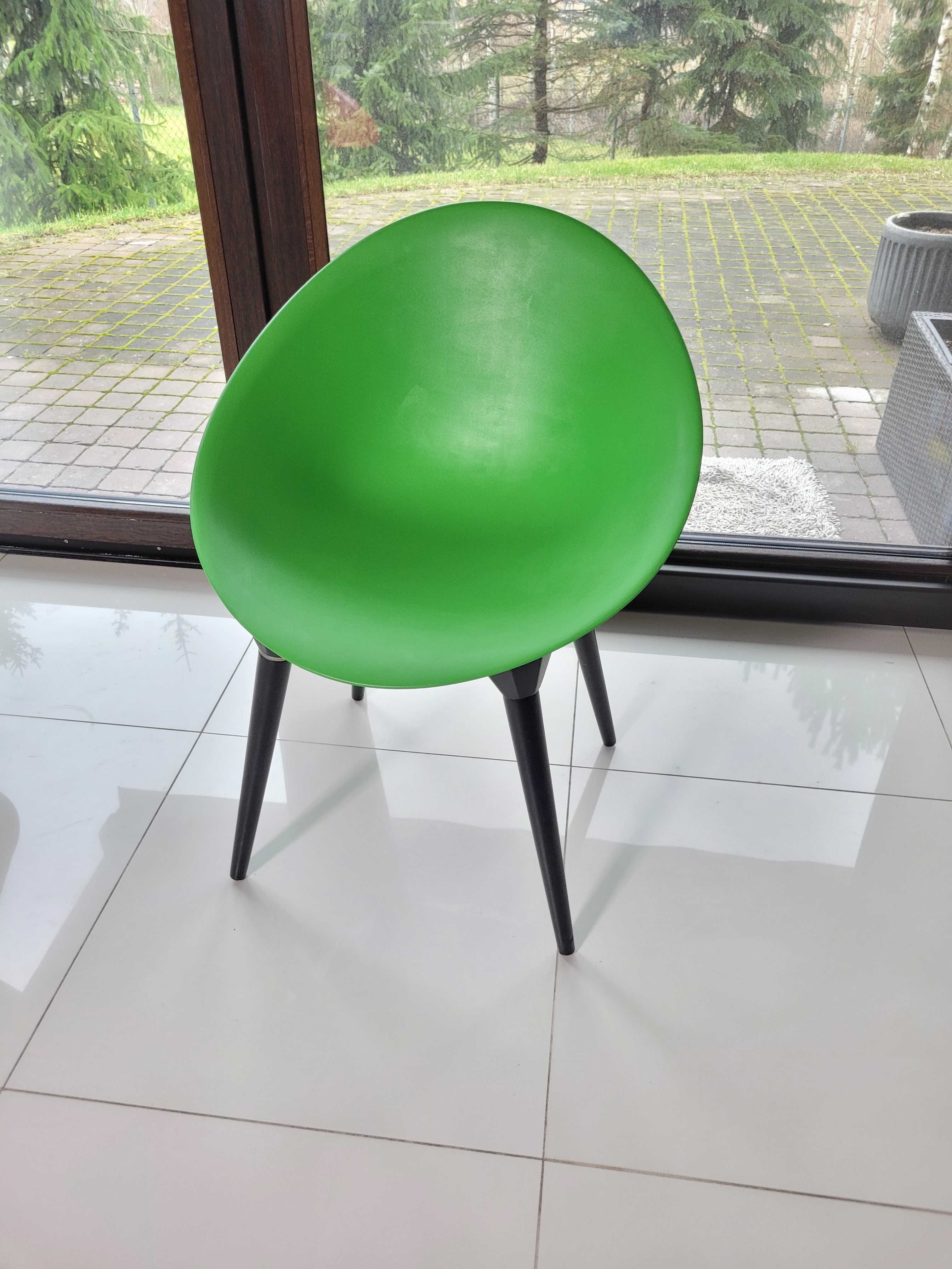 Krzesło Rock Chair, Włoszech Firma Moroso zielono czarne