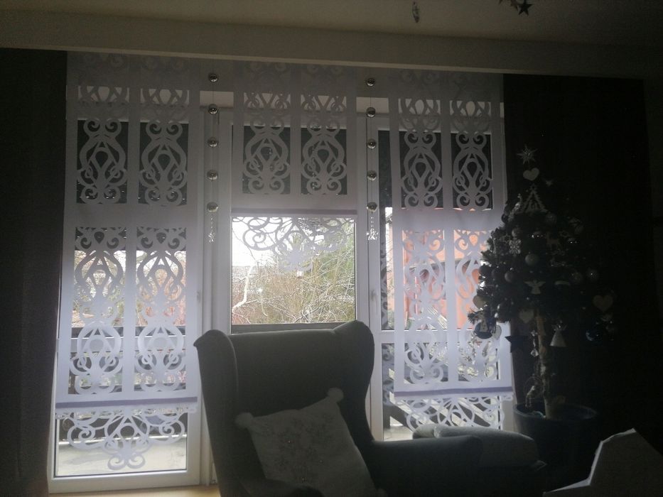Панель ажурова штора на балкон вiкно