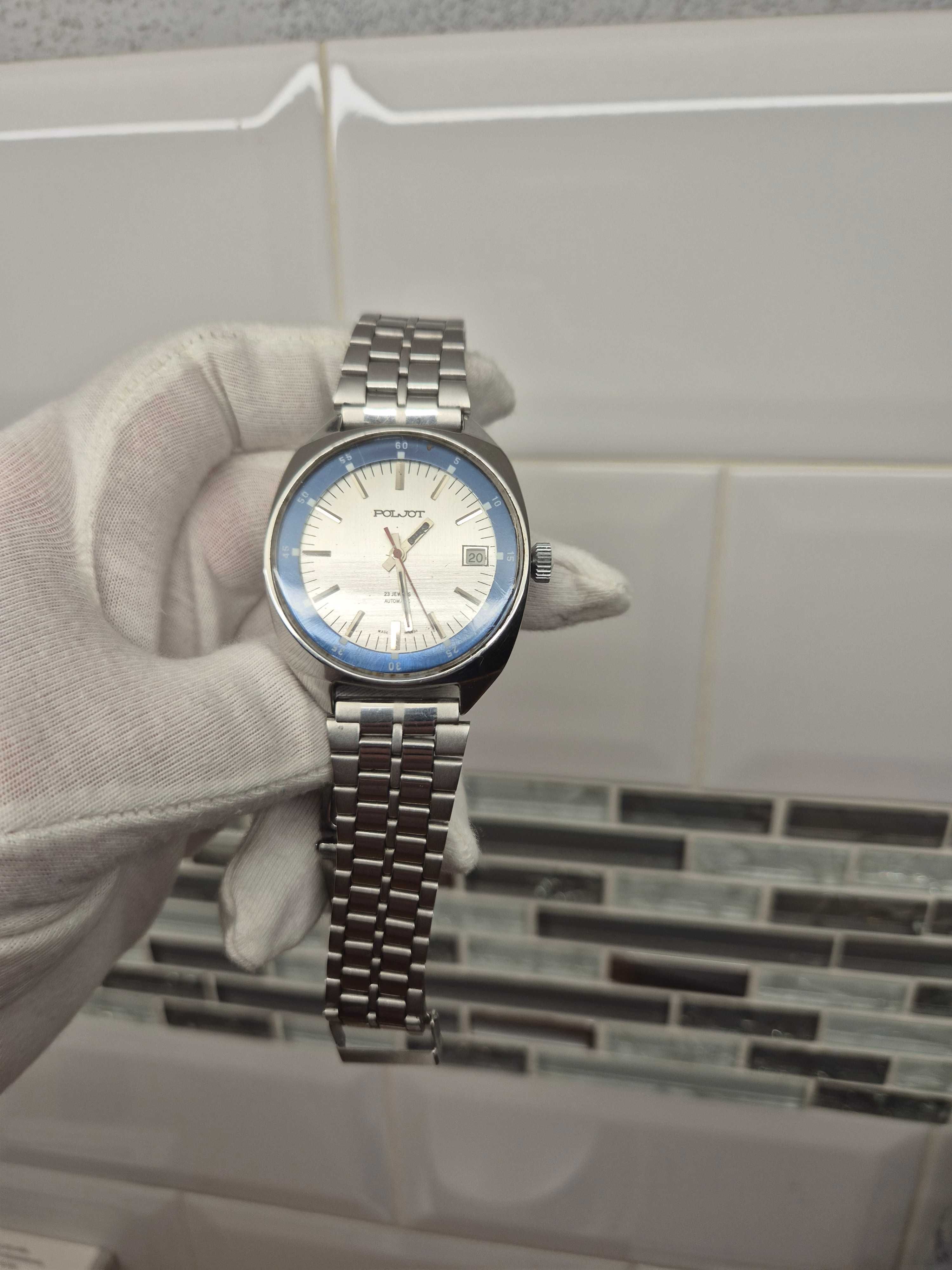 Zegarek *Poljot 55g* niebieski automatic