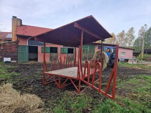 Paśnik łąkowy 16 stanowiskowy karmik karmidło dla bydła, koni