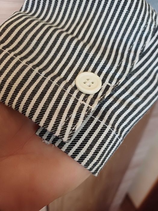 Damski żakiet marynarka paski bawełna