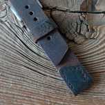 Pasek do zegarka 20 mm handmade skóra vintage ręcznie robiony