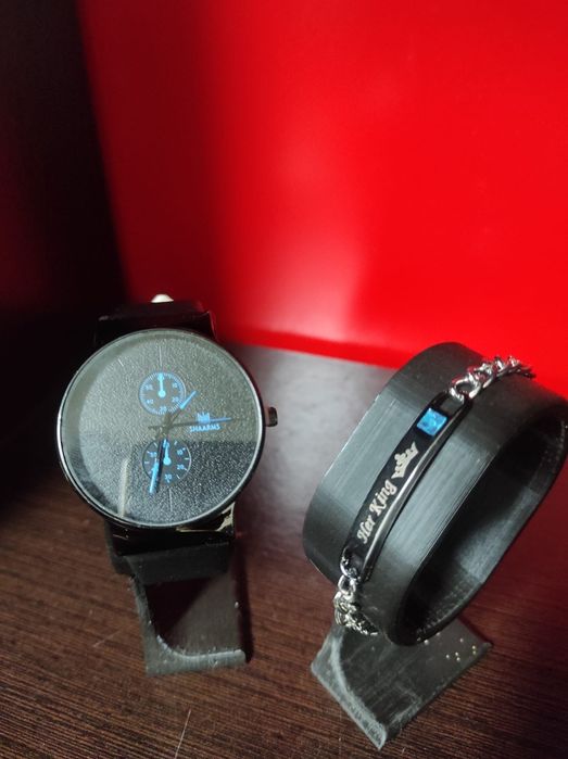 (NOVO) Relógio Shaarms + Pulseira