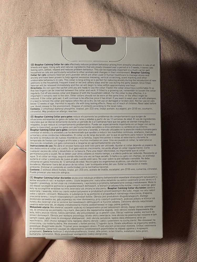 Beaphar Calming Collar Kot - obroża relaksacyjna