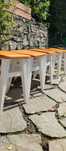 Taboret drewniany