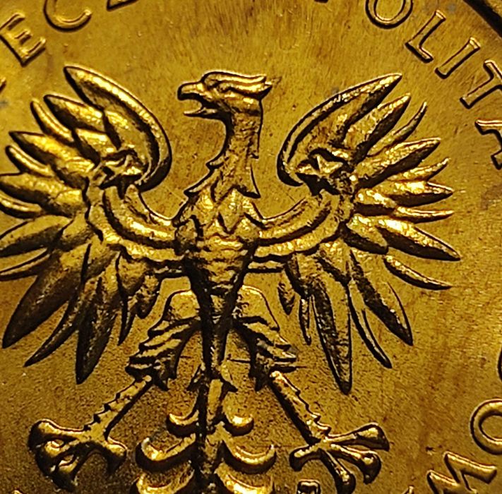 2 zł 1988, mennicze, destrukt "duch"