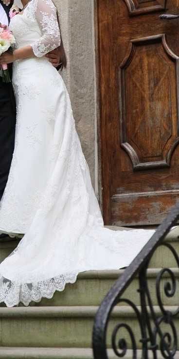 Suknia ślubna ANNAIS BRIDAL śmietanka