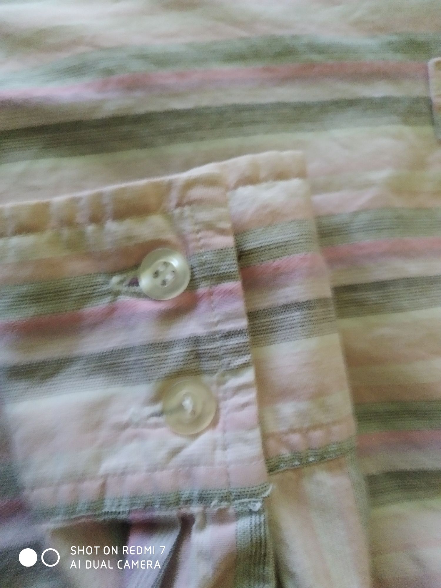 Koszula różowa w paski S