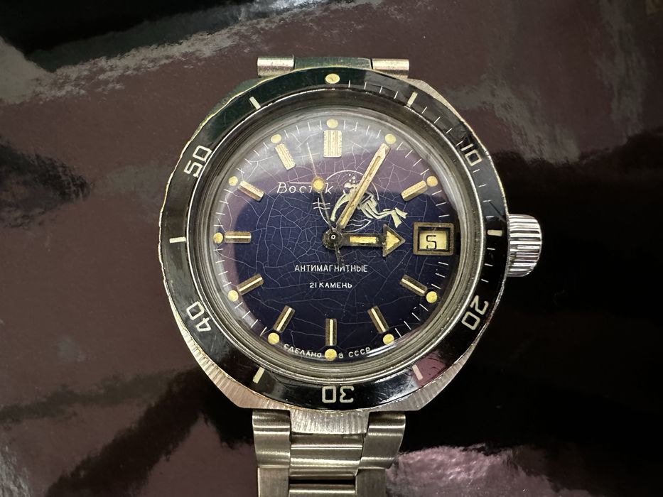Продам часы восток амфибия «мужик в пузыре» не полет ракета слава