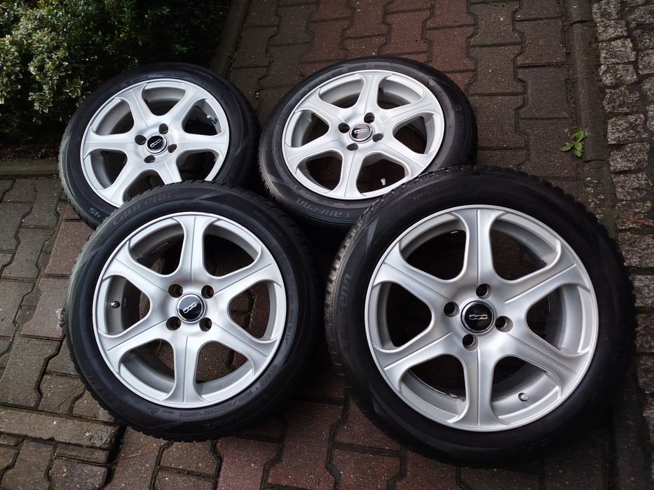 Koła całoroczne Fiat 500 4x98 185/55 R15 alufelgi Panda