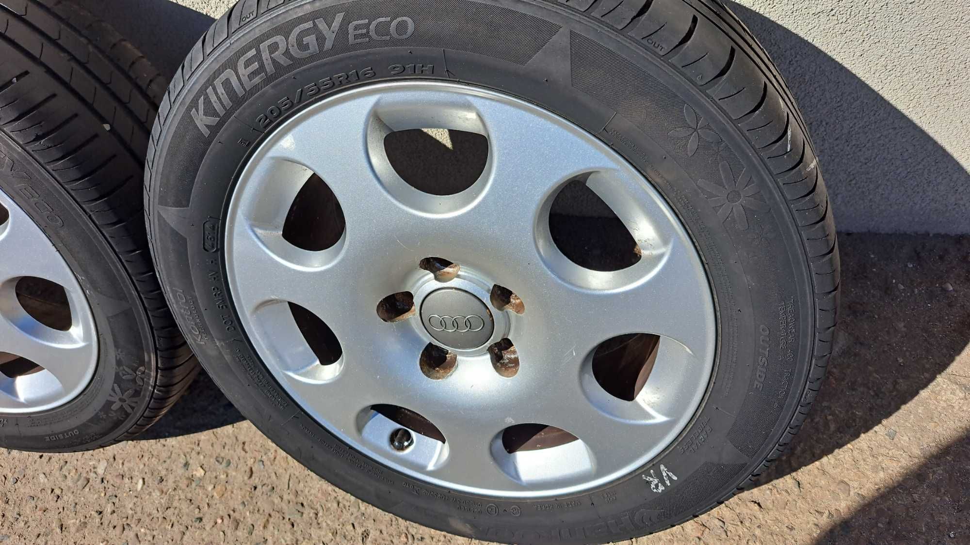 Felgi aluminiowe koła opony lato Audi 5X112 16" A4 B5 B6 A3 8P A6 C5