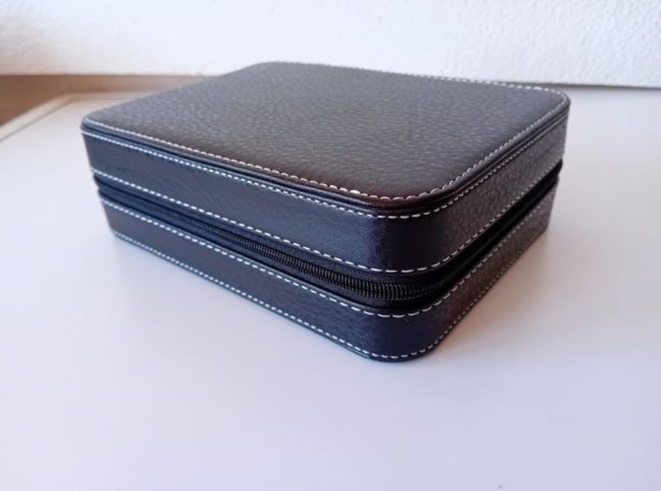 Estojo 4 Relógios Seiko Citizen Breitling Hamilton Rolex Breitling Iwc