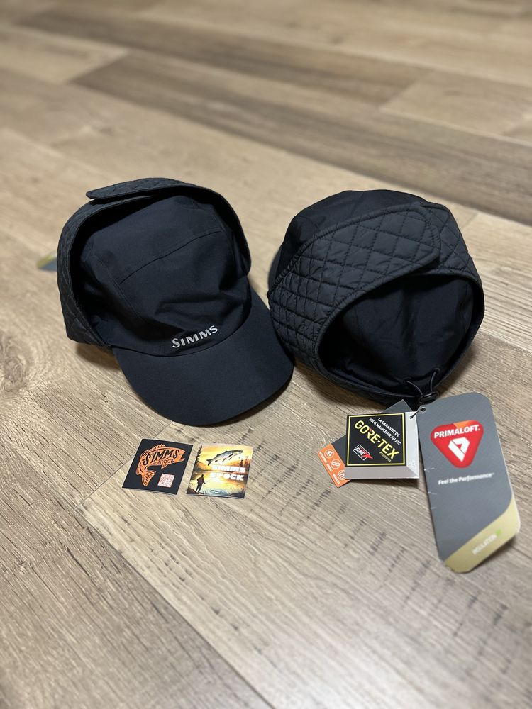 Кепка з захистом для вух Simms Gore-Tex ExStream Cap Black (One Size).