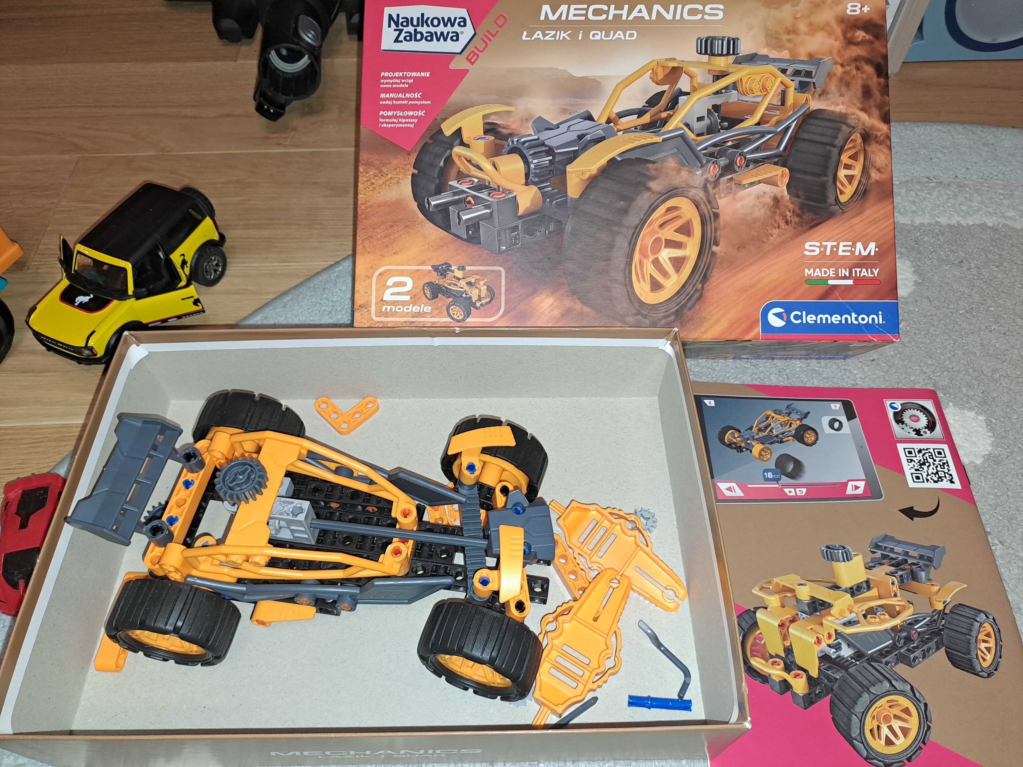 Pojazd ciężarówka, jeep, lego mechanics Łazik kosmiczny