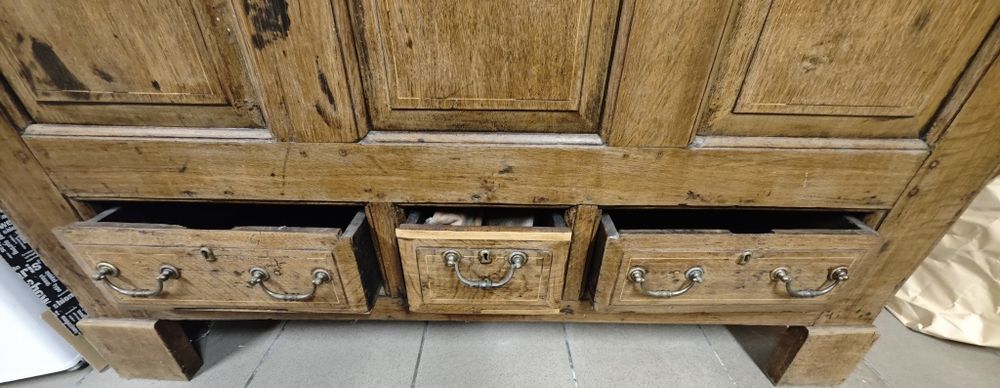 Antyk - rustykalna komoda dębowa - bardzo dobry stan! Okazja cenowa!