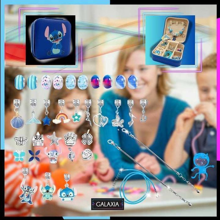 Zestaw Do Robienia Bransoletek NASZYJNIKÓW Do Biżuterii LILO i STICH