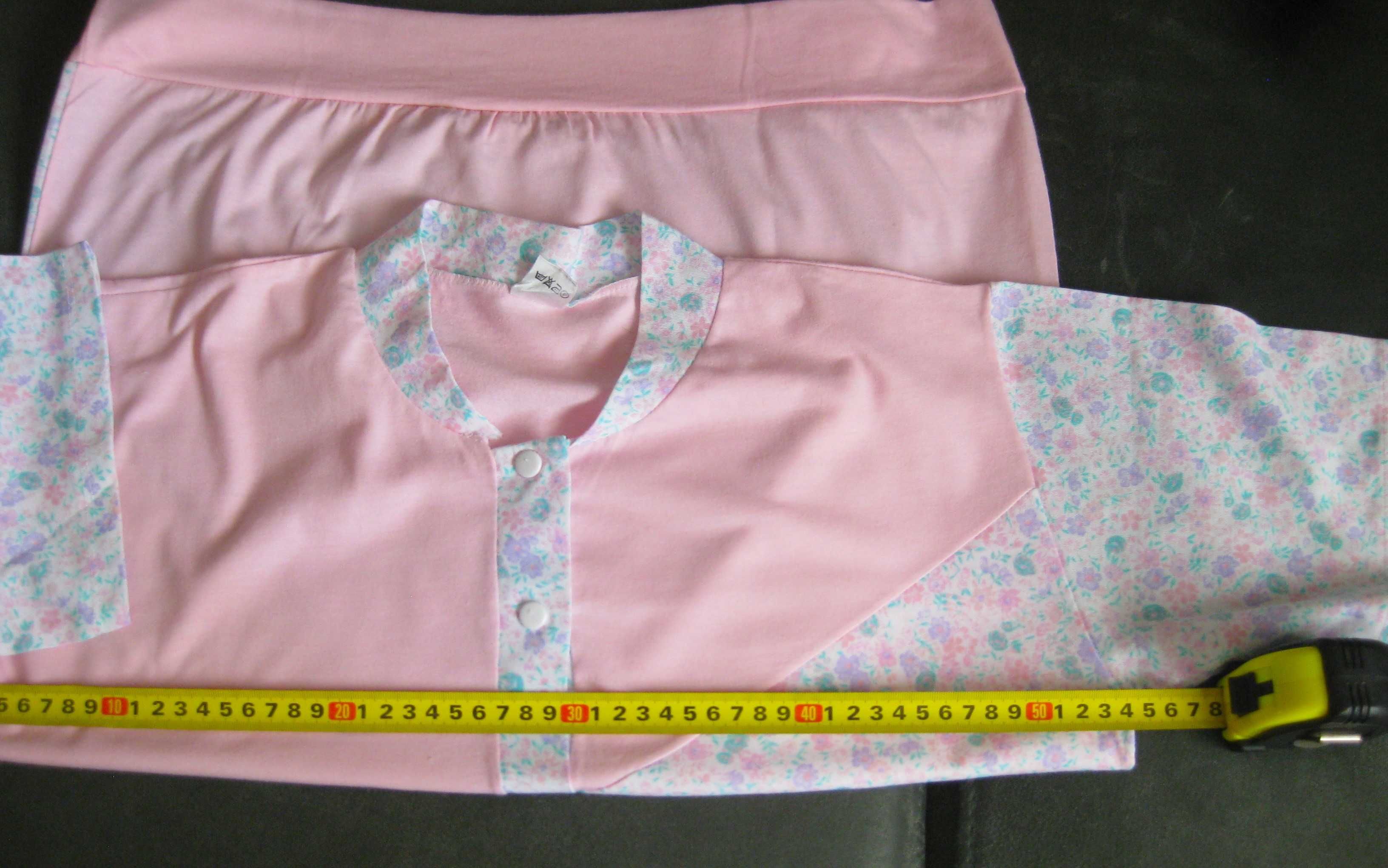 Pijama Camisola e Calção Tons rosa