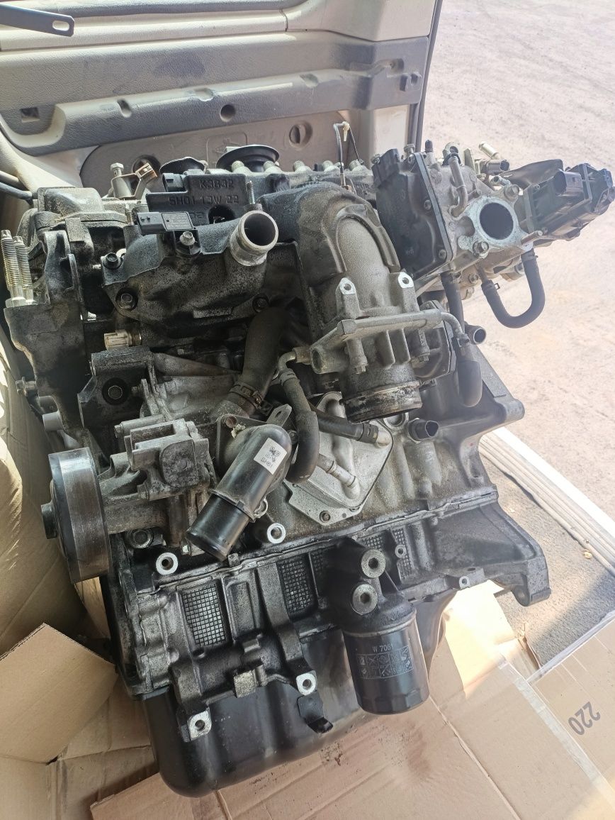 Silnik sh01 mazda 6 2.2d biturbo uszkodzony