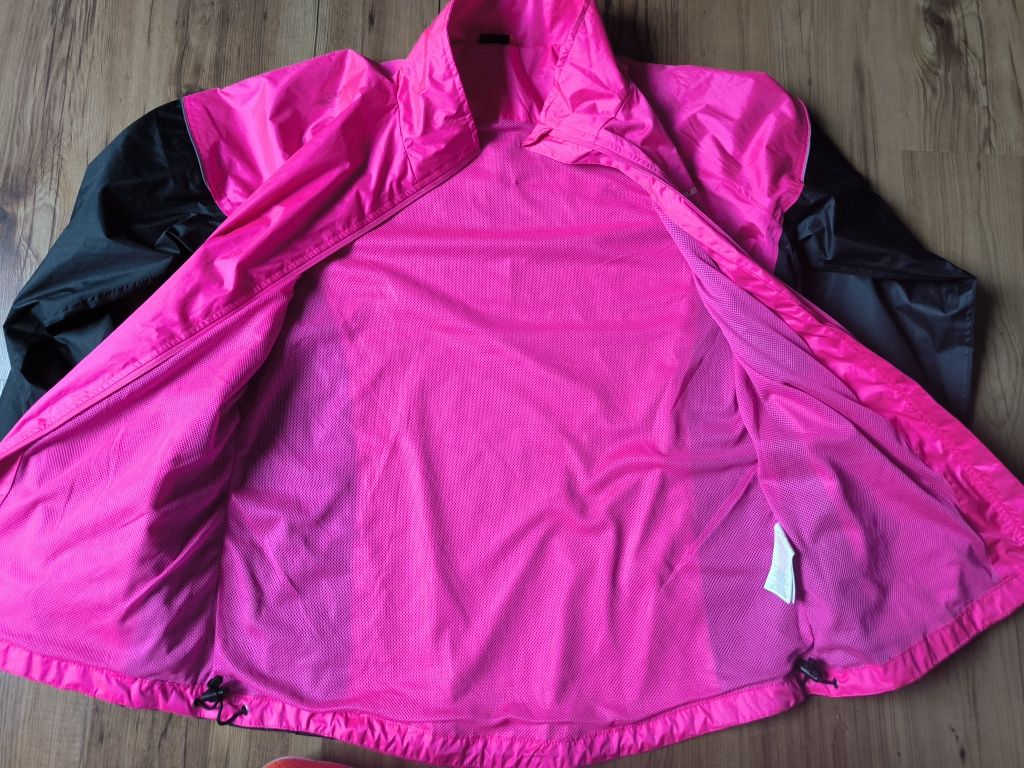 Muddyfox kurtka damska wiatrówka róż czarna XL do biegania na rower