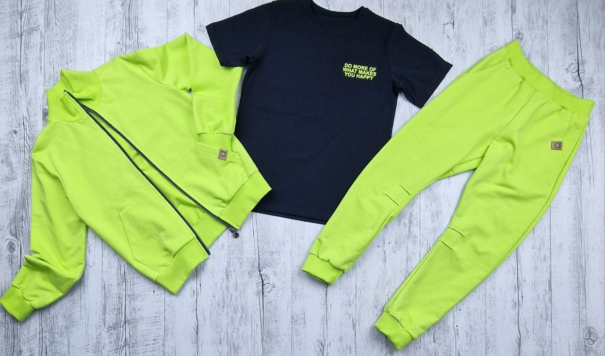 Dres bluza bomberka i spodnie 116/122