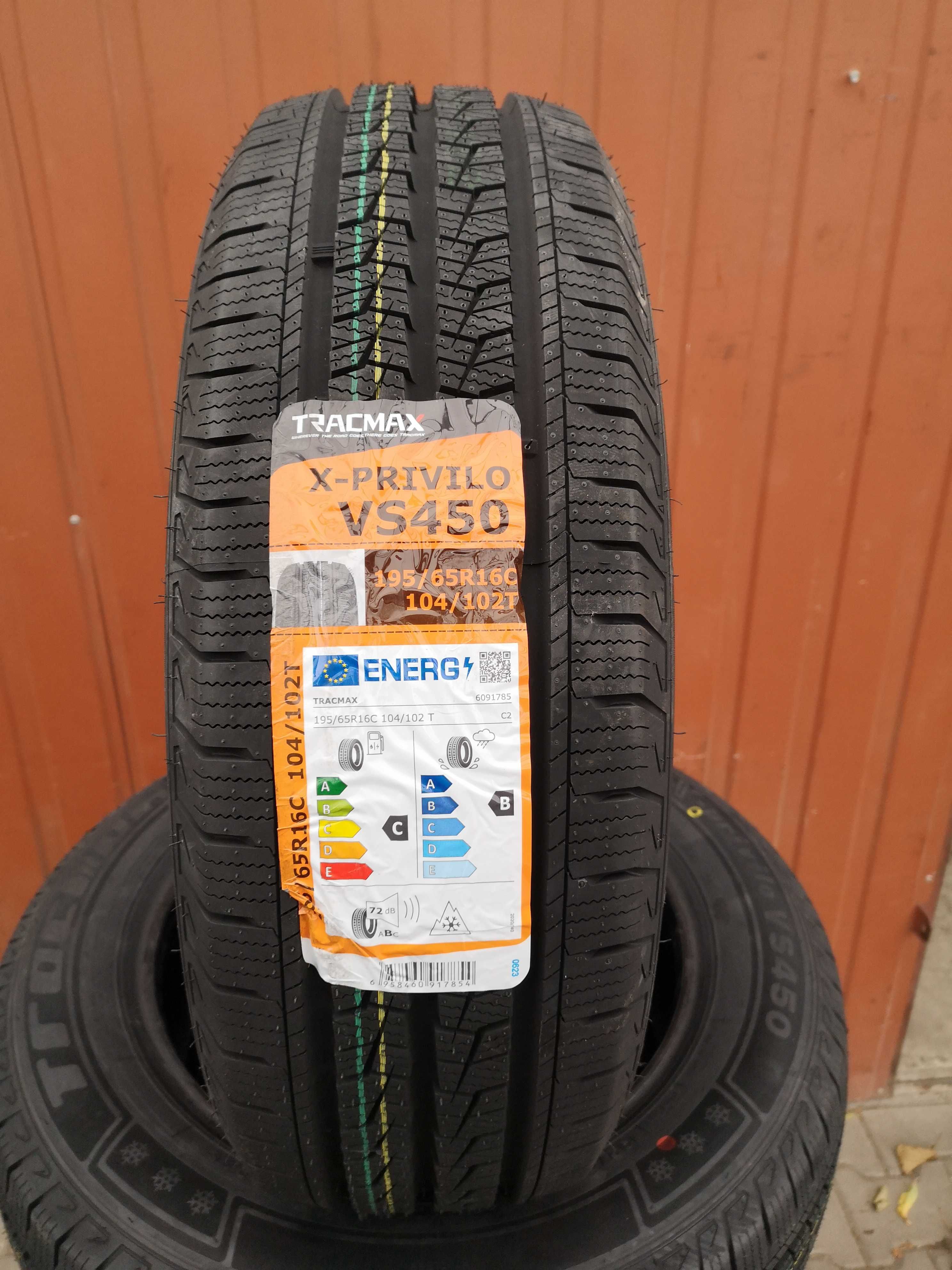 195/65 R16 C 104/102 R - Tracmax X-Privilo VS450 (2 sztuki) NOWE