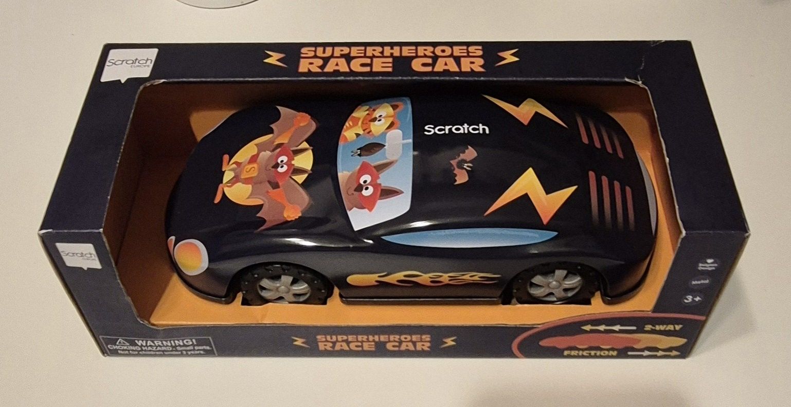 SCRATCH auto samochód metalowy superHero 3+