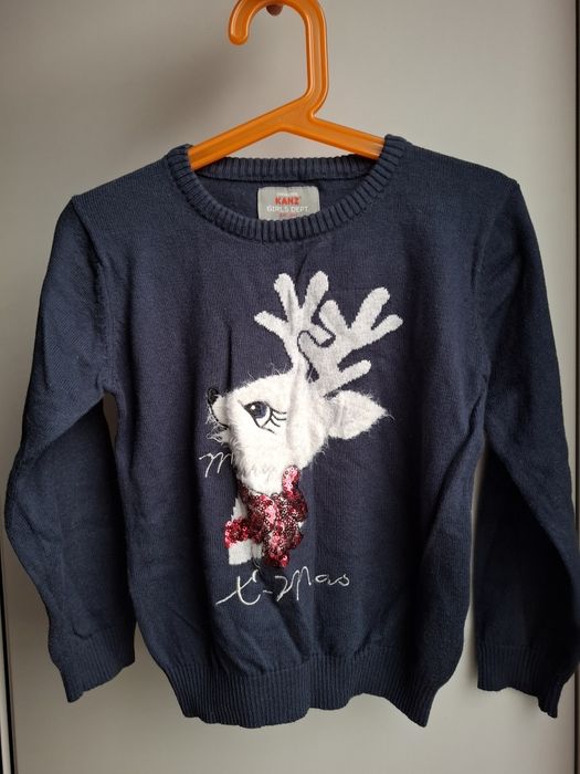 Sweter świąteczny z reniferem 122 kanz
