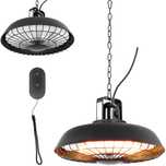 Lampa grzewcza tarasowa na podczerwień wisząca z pilo
