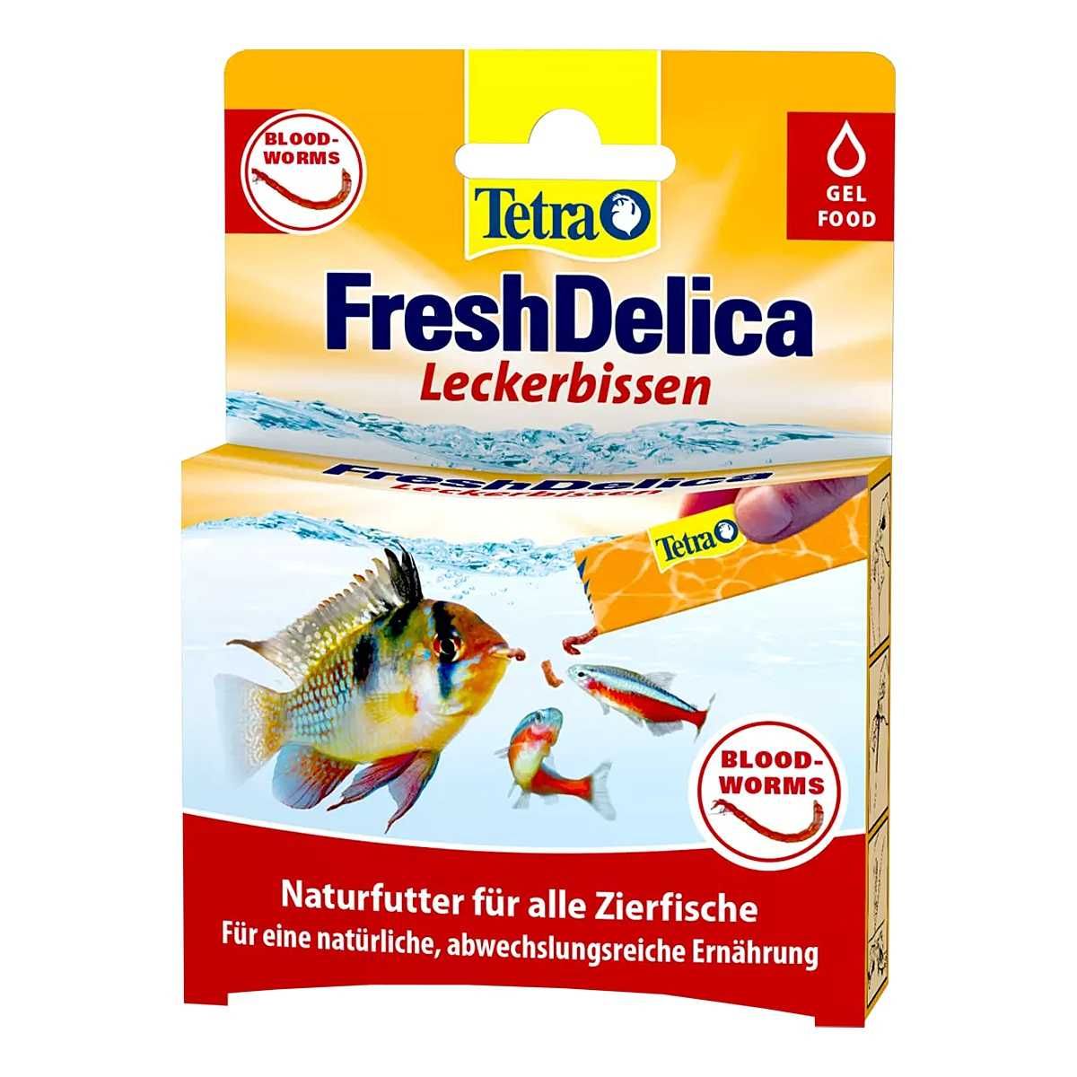 Tetra FreshDelica Bloodworms 48g - przysmak dla ryb REWELACJA