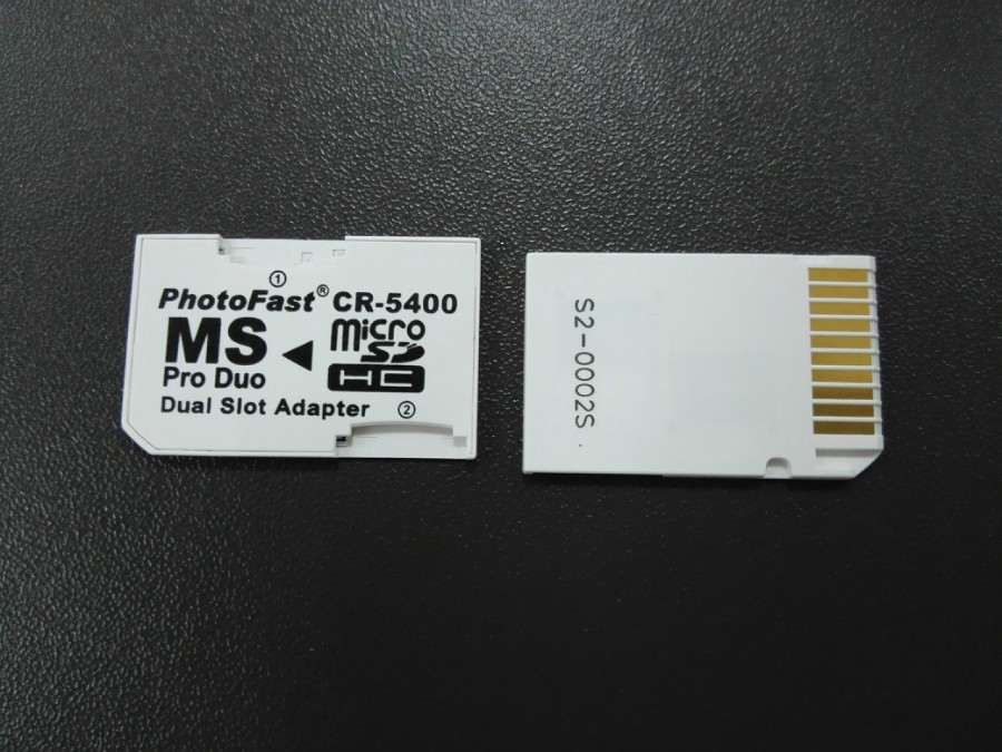 PSP - Adaptador MicroSD para Memory Stick + Caixa Arquivadora