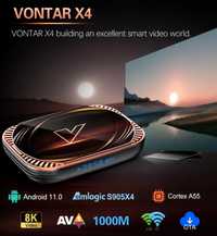 (НОВЫЙ) Смарт ТВ приставка Vontar Х96 Max+ 4 _64/128Gb Amlogic S905X4