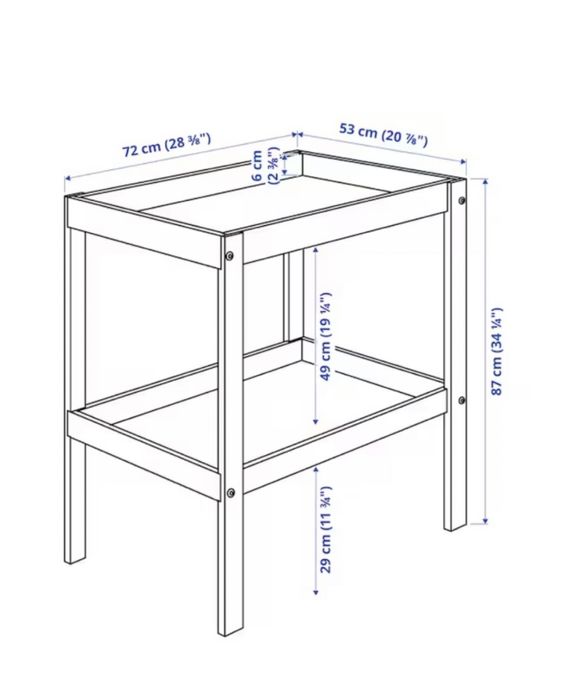 +ПОДАРУНОК Пеленальний столик пеленатор ikea sniglar