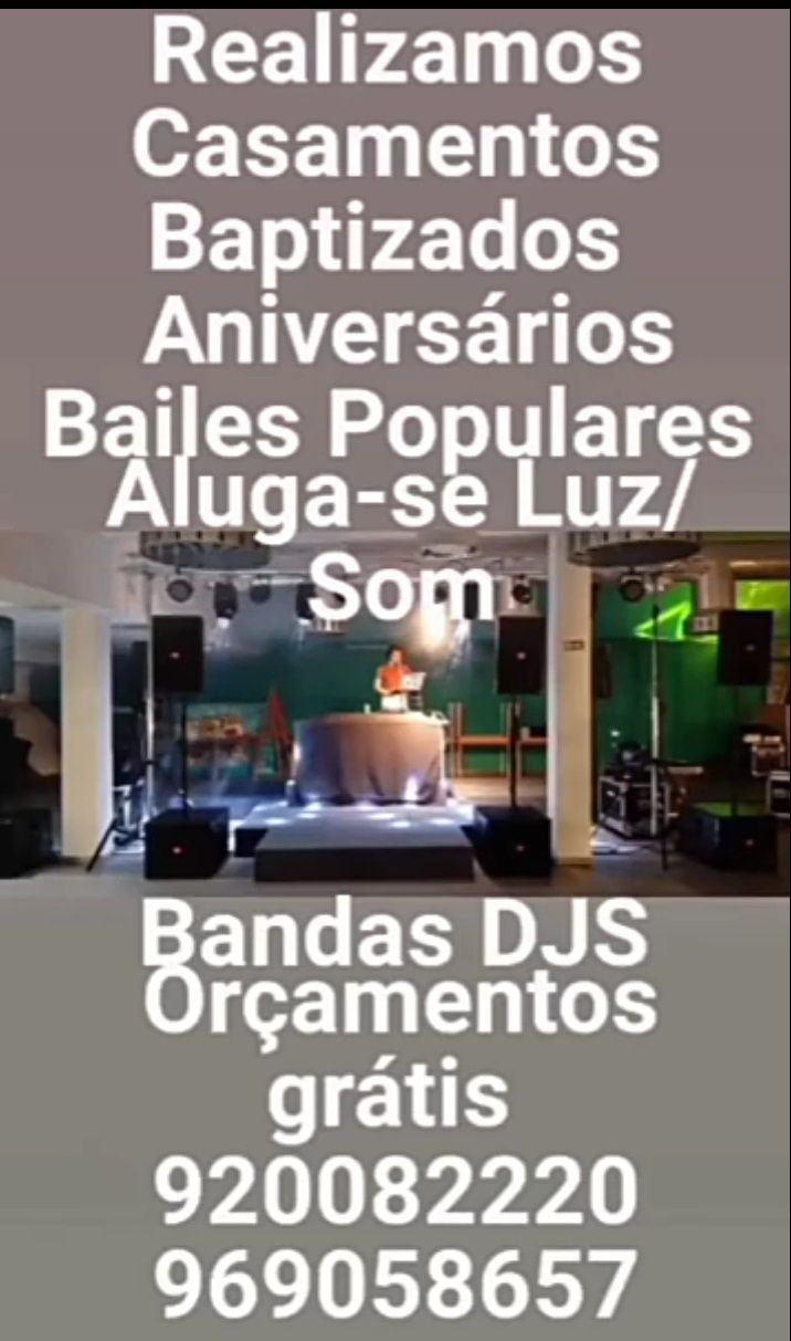 Aluguer de P.A Luz&Som