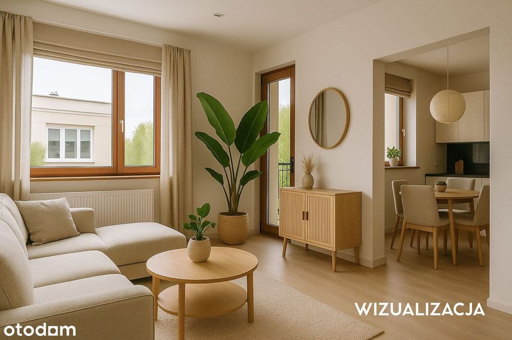 Przestronne 2 pokoje z osobną kuchnią | Wilanów