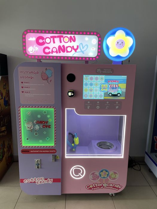 Automat vendingowy do waty cukrowej Cotton Candy