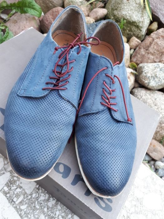 Pólbuty TAMARIS granat 39 buty niebieskie PROMOCJA